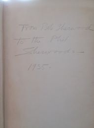 Signed title page of The Petrified Forestjpg