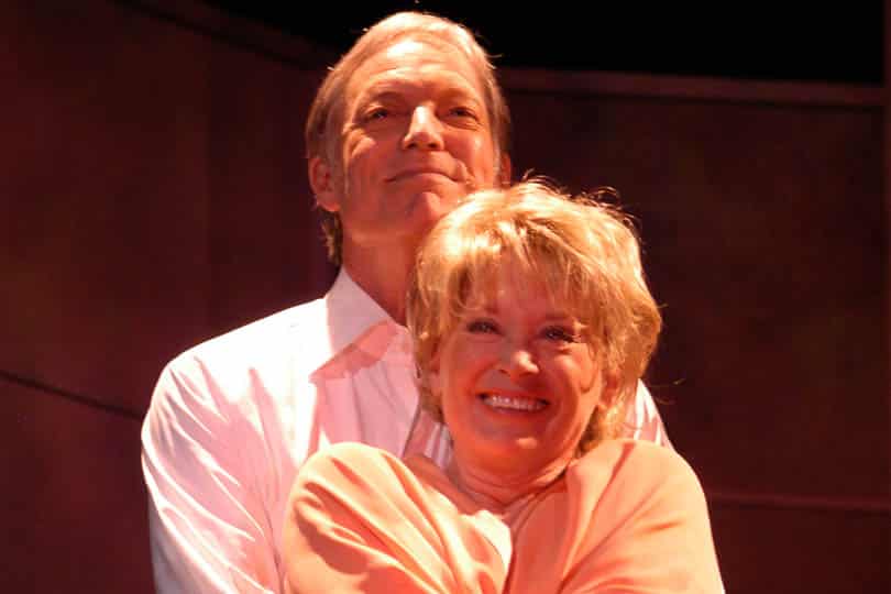 Richard Chamberlain and Lois Nettleton in The Stillborn Lover, 2003. Photo by Kevin Sprague.